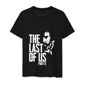 Мужская футболка хлопок с принтом THE LAST OF US PART II в городе Новоалтайск, 100% хлопок | прямой крой, круглый вырез горловины, длина до линии бедер, слегка спущенное плечо. | gamer | player | stels | the last of us | the last of us part 2 | бегун | джоэл | каннибалы | охотники | сталкер | топляк | цикады | щелкун | элли