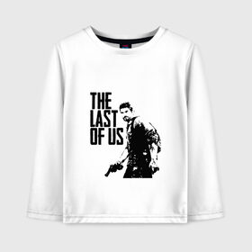 Детский лонгслив хлопок с принтом THE LAST OF US в городе Новоалтайск, 100% хлопок | круглый вырез горловины, полуприлегающий силуэт, длина до линии бедер | gamer | player | stels | the last of us | the last of us part 2 | бегун | джоэл | каннибалы | охотники | сталкер | топляк | цикады | щелкун | элли