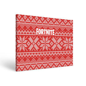 Холст прямоугольный с принтом Новогодний Fortnite в городе Новоалтайск, 100% ПВХ |  | fortnite | save | the | world | борьба | выживани | зомби | монстры | симулятора | фортнайт