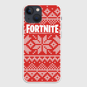 Чехол для iPhone 13 mini с принтом Новогодний Fortnite в городе Новоалтайск,  |  | Тематика изображения на принте: fortnite | save | the | world | борьба | выживани | зомби | монстры | симулятора | фортнайт