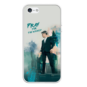 Чехол для iPhone 5/5S матовый с принтом Brendon Urie в городе Новоалтайск, Силикон | Область печати: задняя сторона чехла, без боковых панелей | Тематика изображения на принте: brendon urie | patd | spencer smith | tyan ross