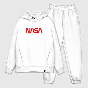 Мужской костюм хлопок OVERSIZE с принтом NASA red в городе Новоалтайск,  |  | nasa | наса
