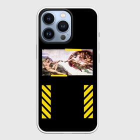 Чехол для iPhone 13 Pro с принтом Сотворение Бренда в городе Новоалтайск,  |  | off white | геометрия | живопись | искусство | картина | узор | уличный стиль