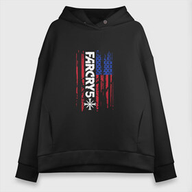 Женское худи Oversize хлопок с принтом FAR CRY 5 в городе Новоалтайск, френч-терри — 70% хлопок, 30% полиэстер. Мягкий теплый начес внутри —100% хлопок | боковые карманы, эластичные манжеты и нижняя кромка, капюшон на магнитной кнопке | action | america | far cry | game | gamer | montana | player | shooter | usa | америка | врата эдема | знак | игра | культ | секта | символ | символика | сша | шутер | эдем