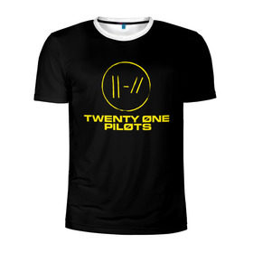 Мужская футболка 3D спортивная с принтом Twenty One Pilots (Trench) #2 в городе Новоалтайск, 100% полиэстер с улучшенными характеристиками | приталенный силуэт, круглая горловина, широкие плечи, сужается к линии бедра | Тематика изображения на принте: trench | twenty one pilots