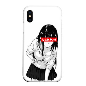 Чехол для iPhone XS Max матовый с принтом SENPAI в городе Новоалтайск, Силикон | Область печати: задняя сторона чехла, без боковых панелей | ahegao | anime | senpai | аниме | ахегао | культура | сенпай | тренд