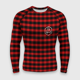 Мужской рашгард 3D с принтом LINKIN PARK в городе Новоалтайск,  |  | alteranative rock | chester bennington | linkin park | logo | mike shinoda | music | rap | rock | stripes | альтернативный рок | группа | клетчатая | линии | лого | музыка | полосы | реп | рок