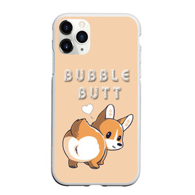 Чехол для iPhone 11 Pro Max матовый с принтом Bubble butt в городе Новоалтайск, Силикон |  | Тематика изображения на принте: корги