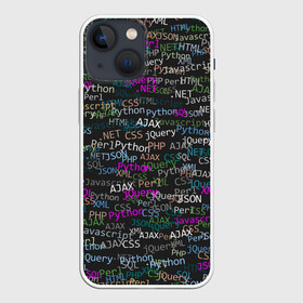 Чехол для iPhone 13 mini с принтом Web разработчик в городе Новоалтайск,  |  | Тематика изображения на принте: .net | ajax | css | html | javascript | jquery | json | perl | php | python | sql | xml | администратор | айти | айтишник | веб | вебмастер | программирование | программист | сисадмин