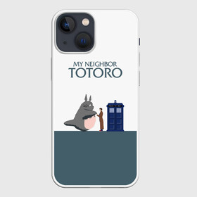 Чехол для iPhone 13 mini с принтом Мой сосед Тоторо в городе Новоалтайск,  |  | 10 доктор | doctor who | my neighbor totoro | tardis | totoro | десятый доктор | доктор кто | тардис | тоторо