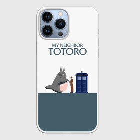 Чехол для iPhone 13 Pro Max Мой сосед Тоторо: в городе Новоалтайск, | | 10 доктор | doctor who | my neighbor totoro | tardis | totoro | десятый доктор | доктор кто | тардис | тоторо