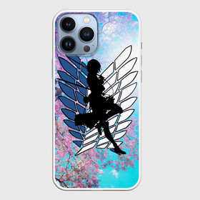 Чехол для iPhone 13 Pro Max с принтом Mikasa сакура в городе Новоалтайск,  |  | Тематика изображения на принте: anime | attack on titan | аниме | атака титанов