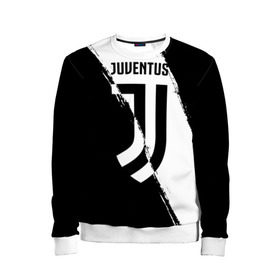 Детский свитшот 3D с принтом FC Juventus в городе Новоалтайск, 100% полиэстер | свободная посадка, прямой крой, мягкая тканевая резинка на рукавах и понизу свитшота | fc juventus | juventus | криштиану роналду ювентус | фк ювентус | футбол | ювентус
