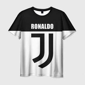 Мужская футболка 3D с принтом Ronaldo Juventus в городе Новоалтайск, 100% полиэфир | прямой крой, круглый вырез горловины, длина до линии бедер | cr7 | cristiano ronaldo | football | juventus | криштиану роналду | роналдо | роналду | ювентус