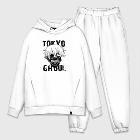 Мужской костюм хлопок OVERSIZE с принтом Токийский гуль в городе Новоалтайск,  |  | anime | tokyo ghoul | гули | канеки кен | токийский гуль