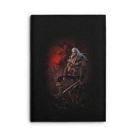 Обложка для автодокументов с принтом The Witcher в городе Новоалтайск, натуральная кожа |  размер 19,9*13 см; внутри 4 больших “конверта” для документов и один маленький отдел — туда идеально встанут права | witcher | ведьмак | геральт