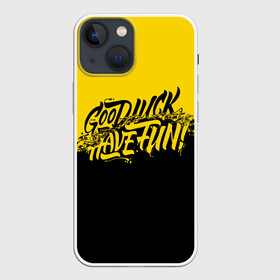 Чехол для iPhone 13 mini с принтом GLHF  GOOD LUCK HAVE FUN в городе Новоалтайск,  |  | Тематика изображения на принте: game | gamer | glhf | good luck have fun | play | player | глхф | игрок | игры | фразы | цитаты