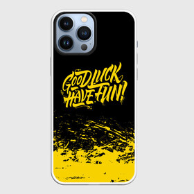 Чехол для iPhone 13 Pro Max с принтом GLHF в городе Новоалтайск,  |  | Тематика изображения на принте: game | gamer | glhf | good luck have fun | play | player | глхф | игрок | игры | фразы | цитаты