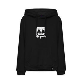 Мужская толстовка хлопок с принтом MARSHMELLO в городе Новоалтайск, френч-терри, мягкий теплый начес внутри (100% хлопок) | карман-кенгуру, эластичные манжеты и нижняя кромка, капюшон с подкладом и шнурком | dj | marshmello | usa | америка | клубная музыка | маршмелло | музыка | музыкант