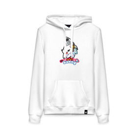 Женская толстовка хлопок с принтом Rocket bunny в городе Новоалтайск, френч-терри, мягкий теплый начес внутри (100% хлопок) | карман-кенгуру, эластичные манжеты и нижняя кромка, капюшон с подкладом и шнурком | 240sx | bunny | nissan | rocket | toyota | кролик | ниссан | тойота