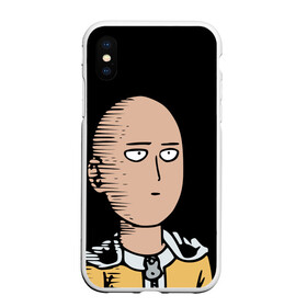 Чехол для iPhone XS Max матовый с принтом One-Punch Man Ванпачмен в городе Новоалтайск, Силикон | Область печати: задняя сторона чехла, без боковых панелей | onepunch | аниме | анимэ  | вапначмен | генос | пачмен