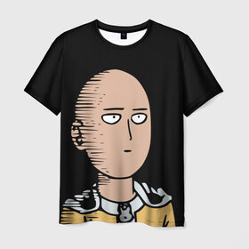 Мужская футболка 3D с принтом One-Punch Man Ванпачмен в городе Новоалтайск, 100% полиэфир | прямой крой, круглый вырез горловины, длина до линии бедер | onepunch | аниме | анимэ  | вапначмен | генос | пачмен