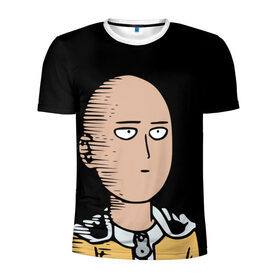 Мужская футболка 3D спортивная с принтом One-Punch Man Ванпачмен в городе Новоалтайск, 100% полиэстер с улучшенными характеристиками | приталенный силуэт, круглая горловина, широкие плечи, сужается к линии бедра | onepunch | аниме | анимэ  | вапначмен | генос | пачмен