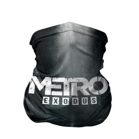 Бандана-труба 3D с принтом METRO EXODUS в городе Новоалтайск, 100% полиэстер, ткань с особыми свойствами — Activecool | плотность 150‒180 г/м2; хорошо тянется, но сохраняет форму | exodus | horror | metro exodus | survival | игры | исход | метро | метро 2035
