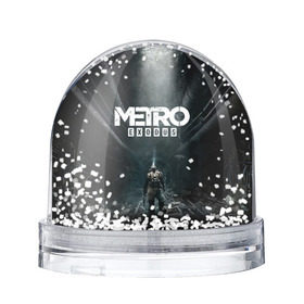Снежный шар с принтом METRO EXODUS в городе Новоалтайск, Пластик | Изображение внутри шара печатается на глянцевой фотобумаге с двух сторон | exodus | horror | metro exodus | survival | игры | исход | метро | метро 2035