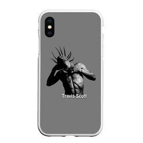 Чехол для iPhone XS Max матовый с принтом Travis Scott - 001 в городе Новоалтайск, Силикон | Область печати: задняя сторона чехла, без боковых панелей | astroworld | hip hop | hiphop | rap | scott | travis | travis scott | travisscott | wish you were here | рэп | хип хоп | хипхоп