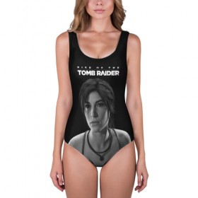 Купальник-боди 3D с принтом Rise if The Tomb Raider в городе Новоалтайск, 82% полиэстер, 18% эластан | Круглая горловина, круглый вырез на спине | adventure | lara croft | tomb rider | археолог | гробниц | крофт | лара | приключения | расхитительница