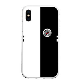Чехол для iPhone XS Max матовый с принтом MONOKUMA SCHOOL в городе Новоалтайск, Силикон | Область печати: задняя сторона чехла, без боковых панелей | anime | bear | black  white | minomi | monokuma | pink | rabbit | school | аниме | главарь | миноми | монокума | черно белый | школа