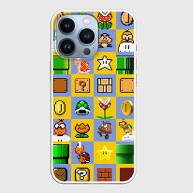 Чехол для iPhone 13 Pro с принтом Super Mario Pop art в городе Новоалтайск,  |  | Тематика изображения на принте: bros | donkey kong | mario | super | игра | марио | офф | спин | супер | тоад