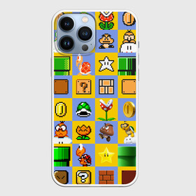 Чехол для iPhone 13 Pro Max с принтом Super Mario Pop art в городе Новоалтайск,  |  | Тематика изображения на принте: bros | donkey kong | mario | super | игра | марио | офф | спин | супер | тоад