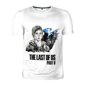 Мужская футболка 3D спортивная с принтом The last of US 2 в городе Новоалтайск, 100% полиэстер с улучшенными характеристиками | приталенный силуэт, круглая горловина, широкие плечи, сужается к линии бедра | Тематика изображения на принте: ellie | game | joel | naughty dog | the last of us | джоэл | одни из нас | элли