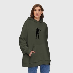 Худи SuperOversize хлопок с принтом FLOSS LIKE A BOSS в городе Новоалтайск, 70% хлопок, 30% полиэстер, мягкий начес внутри | карман-кенгуру, эластичная резинка на манжетах и по нижней кромке, двухслойный капюшон
 | fortnite | game | игра | фортнайт