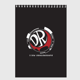 Скетчбук с принтом TEAM DANGANRONPA в городе Новоалтайск, 100% бумага
 | 48 листов, плотность листов — 100 г/м2, плотность картонной обложки — 250 г/м2. Листы скреплены сверху удобной пружинной спиралью | anime | bear | black  white | danganronpa | korokuma | monodam | monokuma | monomi | monotaro | pink | rabbit | school | shirokuma | аниме | главарь | мoноми | монокума | черно белый | школа