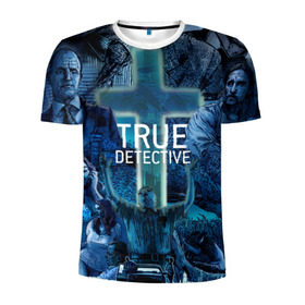 Мужская футболка 3D спортивная с принтом TRUE DETECTIVE в городе Новоалтайск, 100% полиэстер с улучшенными характеристиками | приталенный силуэт, круглая горловина, широкие плечи, сужается к линии бедра | hbo | matthew mcconaughey | true detective | tv show | woody harrelson | арт | марти харт | минимализм | настоящий детектив | раст коул | сериал