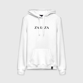 Женская толстовка с принтом Zaraza в городе Новоалтайск, френч-терри, мягкий теплый начес внутри (100% хлопок) | карман-кенгуру, эластичные манжеты и нижняя кромка, капюшон с подкладом и шнурком | antibrand | brand | logo | zara | бренд | зара | зараза | лого