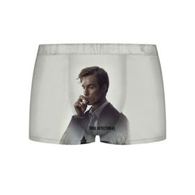 Мужские трусы 3D с принтом True Detective в городе Новоалтайск, 50% хлопок, 50% полиэстер | классическая посадка, на поясе мягкая тканевая резинка | true detective | вуди харрельсон | детектив | криминал | мистика | настоящий детектив | сериал