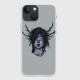 Чехол для iPhone 13 mini с принтом True Detective в городе Новоалтайск,  |  | true detective | вуди харрельсон | девушка | детектив | криминал | мистика | настоящий детектив | рога | сериал | язычество