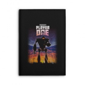 Обложка для автодокументов с принтом Ready Player One (PRO) в городе Новоалтайск, натуральная кожа |  размер 19,9*13 см; внутри 4 больших “конверта” для документов и один маленький отдел — туда идеально встанут права | Тематика изображения на принте: game | games | one | player | player one | ready player one | retro | robot | игрок | игры | первому игроку приготовиться | ретро | робот | фильм