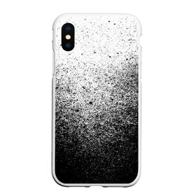 Чехол для iPhone XS Max матовый с принтом БРЫЗГИ КРАСОК ЧЁРНЫЙ в городе Новоалтайск, Силикон | Область печати: задняя сторона чехла, без боковых панелей | abstraction | tie dye | watercolor | абстракция красок | акварель | акриловый | брызги красок | живопись | краска | потертость красок | размытые краски | текстуры | черно белый | яркие краски