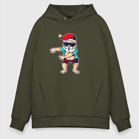 Мужское худи Oversize хлопок с принтом Santa floss в городе Новоалтайск, френч-терри — 70% хлопок, 30% полиэстер. Мягкий теплый начес внутри —100% хлопок | боковые карманы, эластичные манжеты и нижняя кромка, капюшон на магнитной кнопке | dance | floss | flossing | like a boss | бос | движение | деб | дед мороз | дэб | кулаки | любит | новый год | размахивает | рождество | руками | руки | санта клаус | танец | танцевальное | флос | флосинг | флосс | флоссинг