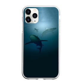 Чехол для iPhone 11 Pro Max матовый с принтом Акулы в городе Новоалтайск, Силикон |  | Тематика изображения на принте: море | океан | подводный мир | рыба | хищник