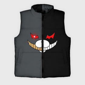 Мужской жилет утепленный 3D с принтом KUROKUMA x MONOKUMA в городе Новоалтайск,  |  | Тематика изображения на принте: anime | bear | black  white | danganronpa | kurokuma | monodam | monokuma | monomi | monotaro | pink | rabbit | school | shirokuma | аниме | главарь | мoноми | монокума | черно белый | школа