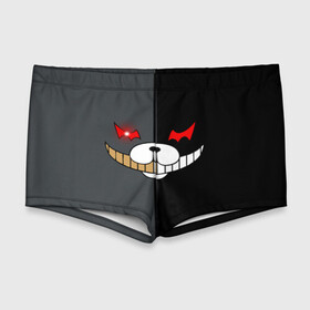 Мужские купальные плавки 3D с принтом KUROKUMA x MONOKUMA в городе Новоалтайск, Полиэстер 85%, Спандекс 15% |  | anime | bear | black  white | danganronpa | kurokuma | monodam | monokuma | monomi | monotaro | pink | rabbit | school | shirokuma | аниме | главарь | мoноми | монокума | черно белый | школа