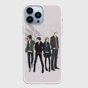 Чехол для iPhone 13 Pro Max с принтом Персонажи АТАКИ ТИТАНОВ. Современность в городе Новоалтайск,  |  | attack | titan | аккерман | арлерт | армин | атака | гуманоид | йегер | манга | микаса | монстры | мутант | титанов | эрен