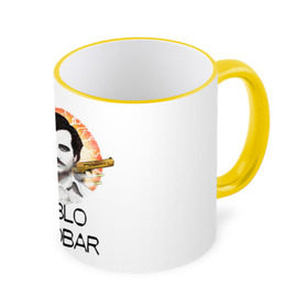 Кружка 3D с принтом Pablo Escobar в городе Новоалтайск, керамика | ёмкость 330 мл | Тематика изображения на принте: escobar | loving pablo | эскобар