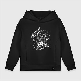 Детское худи Oversize хлопок с принтом BERSERK в городе Новоалтайск, френч-терри — 70% хлопок, 30% полиэстер. Мягкий теплый начес внутри —100% хлопок | боковые карманы, эластичные манжеты и нижняя кромка, капюшон на магнитной кнопке | anime | berserk | heroes | knight | manga | аниме | берсерк | герои | манга | рыцарь